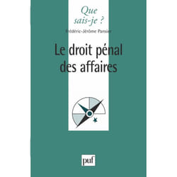 Le droit pénal des affaires
