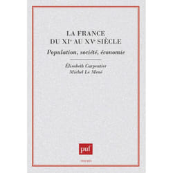 La France du XIe siècle : population, société, économie (Broché)