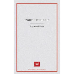 ISBN L'ordre public livre philosophie Français
