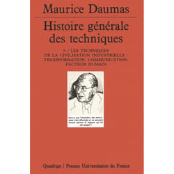 ISBN Histoire générale des techniques. Tome 5 livre Littérature scientifique Français