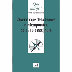 ISBN Chronologie de la France contemporaine de 1815 à nos jours, histoire, Français, 128 pages