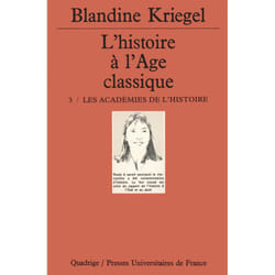 ISBN L'histoire de l'âge classique. Tome 3