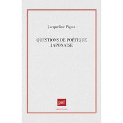 ISBN Questions de poétique japonaise livre Littérature Français