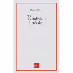 ISBN L'Individu littéraire, Littérature, Français, 256 pages