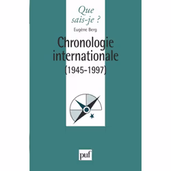 ISBN Chronologie internationale 1945-1995, politique, Français, 128 pages