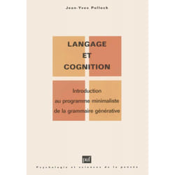ISBN Langage et cognition livre Psychologie Français