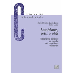 ISBN Stupéfiants, prix, profits livre Loi Français