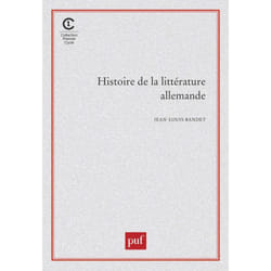 ISBN Histoire de la littérature allemande