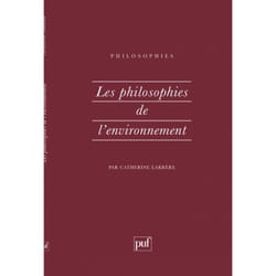 ISBN Les philosophies de l'environnement livre philosophie Français