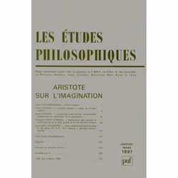 ISBN études philosophiques 1997, n° 1, philosophie, Français, 144 pages