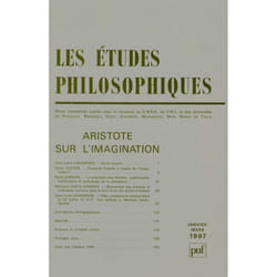 ISBN études philosophiques 1997, n° 1 livre philosophie Français