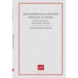 ISBN Développer les capacités d'écoute à l'école livre Education Français