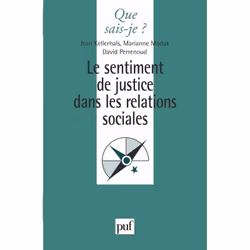 ISBN Le sentiment de justice dans les relations sociales, Education, Français, 128 pages
