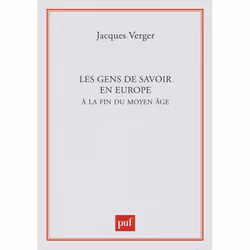 ISBN Les gens de savoir en Europe à la fin du Moyen Âge, histoire, Français, 248 pages