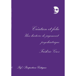 ISBN Création et folie livre Psychologie Français