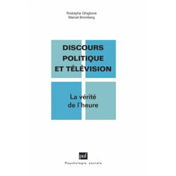 ISBN Discours politique et télévision livre Education Français