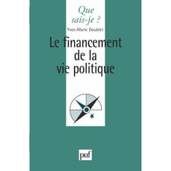 Le financement de la vie politique