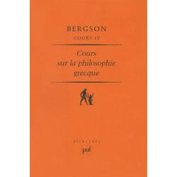 ISBN Cours T.4; Cours Sur La Philosophie Grecque