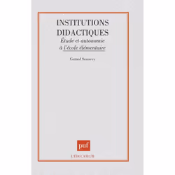 ISBN institutions didactiques, Education, Français, 272 pages