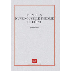 ISBN Principes d'une nouvelle théorie de l'état livre Économie Français