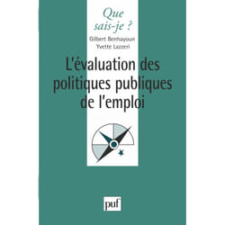 L'évaluation des politiques publiques de l'emploi