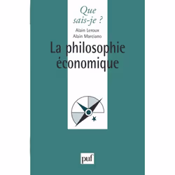 ISBN La philosophie économique, Économie, Français, 128 pages