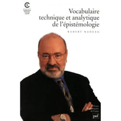 ISBN Vocabulaire technique et analytique de l'épistémologie livre Littérature scientifique Français