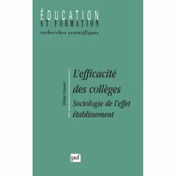 ISBN L'efficacité des collèges, Education, Français, 240 pages