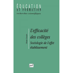 ISBN L'efficacité des collèges livre Education Français
