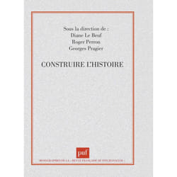 ISBN Construire l'histoire livre Psychologie Français