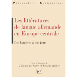 ISBN Les littératures de langue allemande en Europe centrale livre Littérature Français