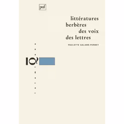 ISBN Littératures berbères, des voix, des lettres, Littérature, Français, 288 pages