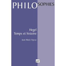 ISBN Hegel. Temps et histoire livre philosophie Français