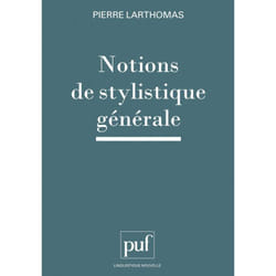 ISBN Notions de stylistique générale livre Littérature Français