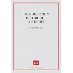 ISBN Introduction historique au droit livre Loi Français