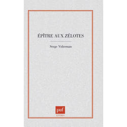 ISBN Épître aux zélotes livre Psychologie Français