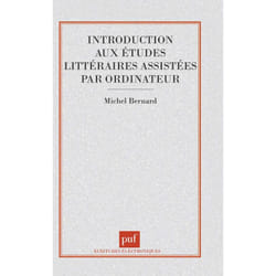 ISBN Introduction aux études littéraires assistées par ordinateur livre Littérature Français