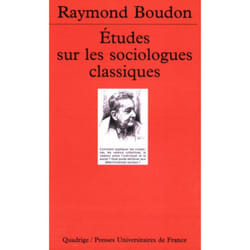ISBN Études sur les sociologues classiques, I livre Education Français