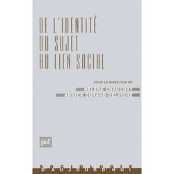 ISBN De l'identité du sujet au lien social livre Education Français