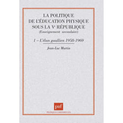 ISBN La politique de l'éducation physique sous la Ve République livre société Français