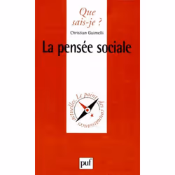 ISBN La pensée sociale, Education, Français, 128 pages
