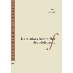 ISBN Les relations fraternelles des adolescents livre Psychologie Français