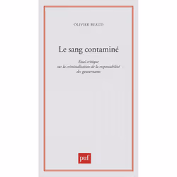 ISBN Le sang contaminé, Loi, Français, 176 pages