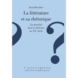 ISBN La littérature et sa rhétorique