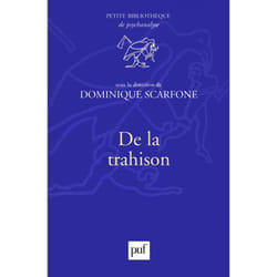 ISBN De la trahison livre Psychologie Français