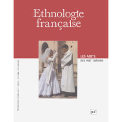 ISBN Ethnologie française 1999, n° 4 livre Education Français