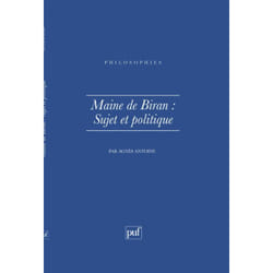 ISBN Maine de Biran. Sujet et politique livre philosophie Français