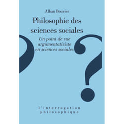 ISBN Philosophie des sciences sociales livre Education Français