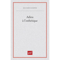 ISBN Adieu à l'esthétique livre philosophie Français