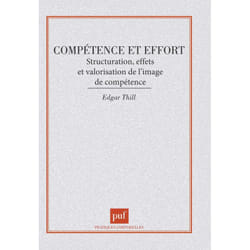 ISBN Compétence et effort livre société Français
